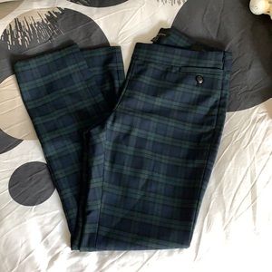 Banana Republic Tartan Sloan Petite